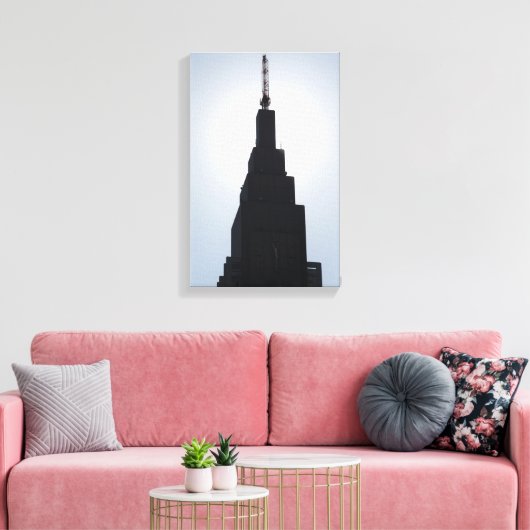 Wolkenkratzer-Silhouette Shinjuku, Tokio, Japan Leinwanddruck (Insitu (Wohnzimmer))