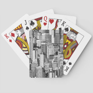 Wolkenkratzer Stadt Isometric Seamless Textur Spielkarten