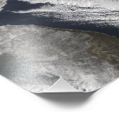 Wolkenkratzer über dem japanischen Meer Fotodruck (Ecke)