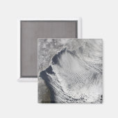 Wolkenkratzer über dem japanischen Meer Magnet (Vorderseite/Rückseite)