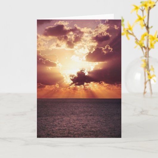 Wolkenkratzer über dem Meereshorizont Karte (Gelbe Blume)