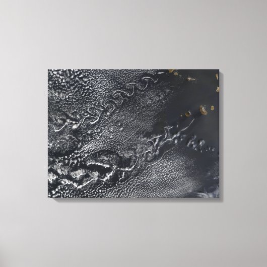 Wolkenkratzer über den Kapverdischen Inseln Leinwanddruck (Vorderseite)