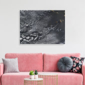 Wolkenkratzer über den Kapverdischen Inseln Leinwanddruck (Insitu (Wohnzimmer))