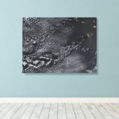 Wolkenkratzer über den Kapverdischen Inseln Leinwanddruck (Insitu (Holzboden))