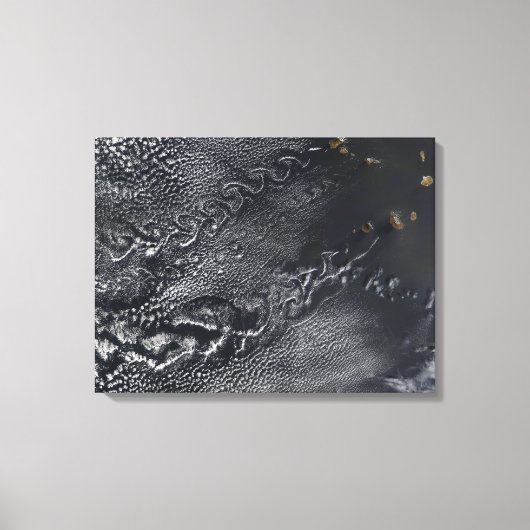 Wolkenkratzer über den Kapverdischen Inseln Leinwanddruck (Vorderseite)