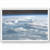 Wolkenkratzer über Sudan Aufkleber (Vorderseite)