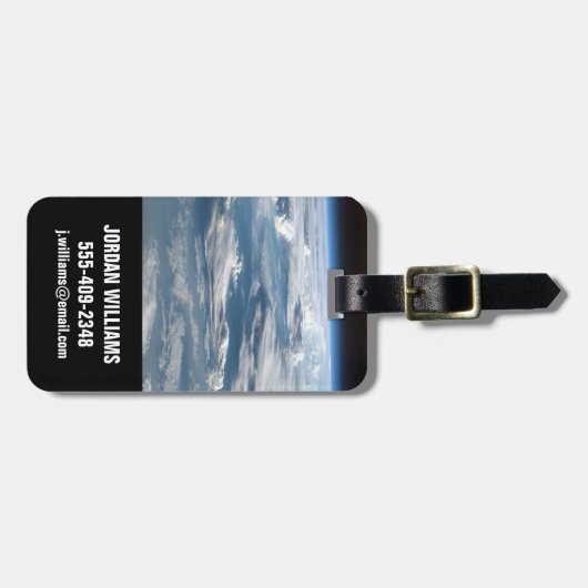 Wolkenkratzer über Sudan Gepäckanhänger (Vorderseite horizontal)