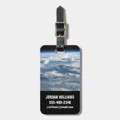 Wolkenkratzer über Sudan Gepäckanhänger (Vorderseite vertikal)