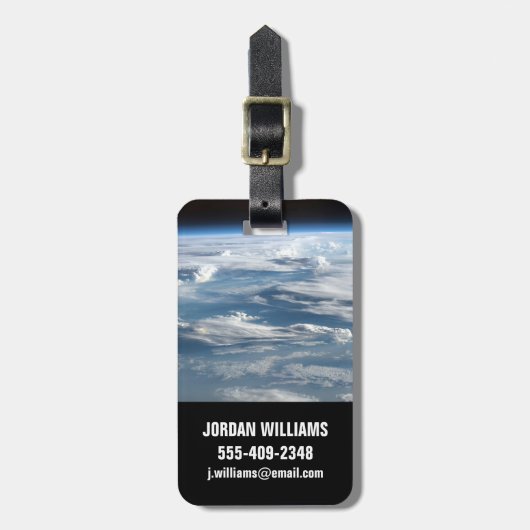 Wolkenkratzer über Sudan Gepäckanhänger (Vorderseite vertikal)