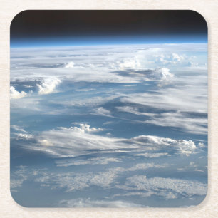 Wolkenkratzer über Sudan Rechteckiger Pappuntersetzer