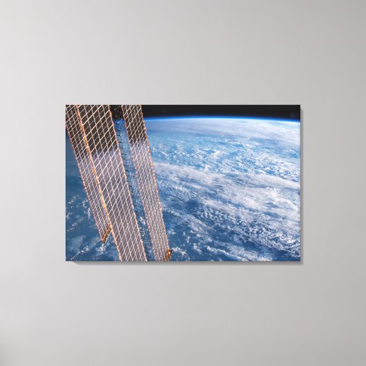 Wolkenkratzer- und Korallenmeere. Leinwanddruck (Vorderseite)