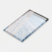 Wolkenkratzer- und Korallenmeere. Post-it Klebezettel (angewinkelt)