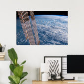 Wolkenkratzer- und Korallenmeere. Poster (Heimbüro)