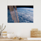 Wolkenkratzer- und Korallenmeere. Poster (Küche)