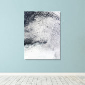 Wolkenkratzer und Meereis im südlichen Ozean Leinwanddruck (Insitu (Holzboden))