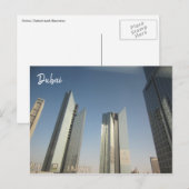 Wolkenkratzer von Dubai Postkarte (Vorne/Hinten)