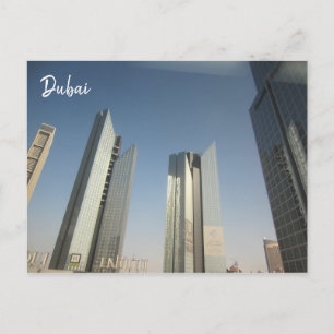 Wolkenkratzer von Dubai Postkarte