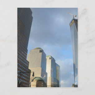 Wolkenkratzer von New York Postkarte