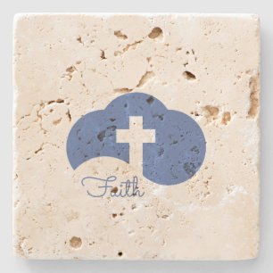 Wolkenkreuz Steinuntersetzer