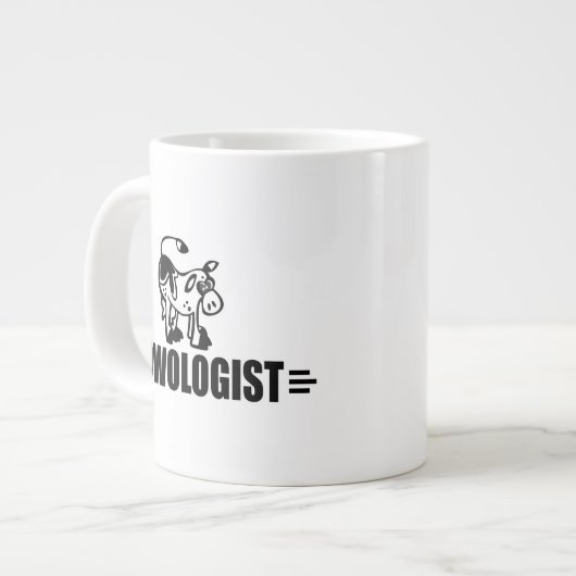 Wolkenkuh Jumbo-Tasse (Vorderseite Links)