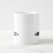 Wolkenkuh Jumbo-Tasse (Vorderseite)