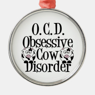 Wolkenkuh Silbernes Ornament