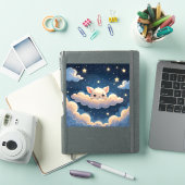 Wolkenkuscheln und Sternenschmuse Aufkleber (iPad Hülle)