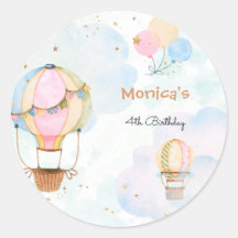 Wolkenluftballons Kindergeburtstag