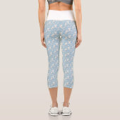 Wolkenmuster  capri leggings (Rückseite)