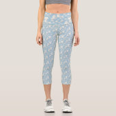 Wolkenmuster  capri leggings (Vorderseite)