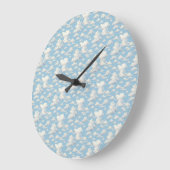 Wolkenmuster große wanduhr (Winkel)