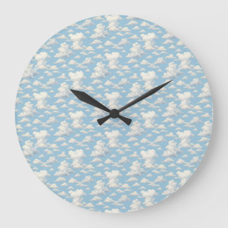 Wolkenmuster große wanduhr