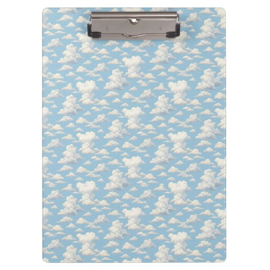 Wolkenmuster  klemmbrett (Vorderseite)