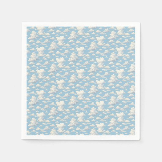 Wolkenmuster  serviette (Vorderseite)