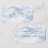 Wolkenmusterblick Visitenkarte (Vorne/Hinten)