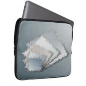Wolkennuancen Laptopschutzhülle (Vorne Rechts)
