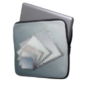 Wolkennuancen Laptopschutzhülle (Vorderseite Links)