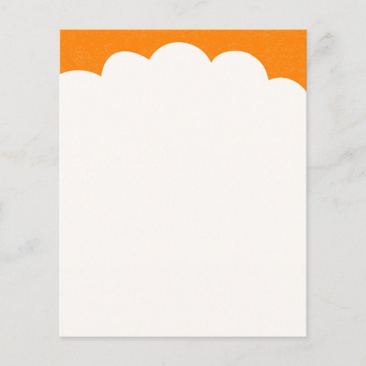 Wolkenoberflächen - Orange Flyer (Vorne)
