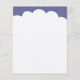 Wolkenoberflächen - Purpur Grau Flyer