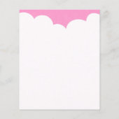 Wolkenoberflächen - Rosa Flyer (Hinten)