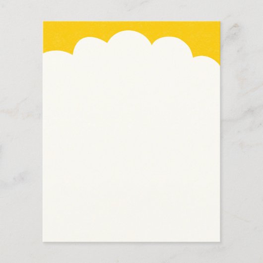 Wolkenoberseiten - Bernstein Flyer (Vorne)