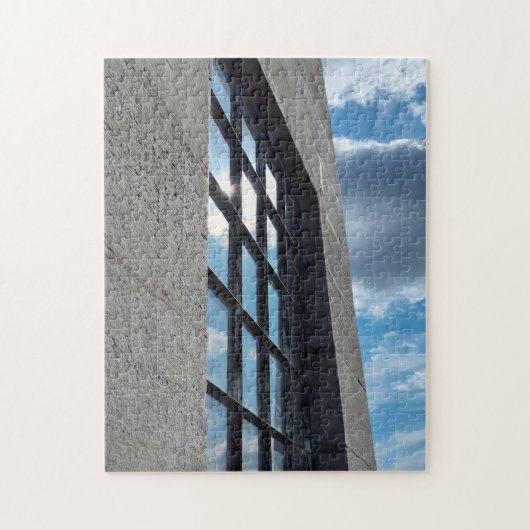 Wolkenreflexion Puzzle (Vertikal)