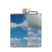 Wolkenschichten Flachmann (Rückseite)