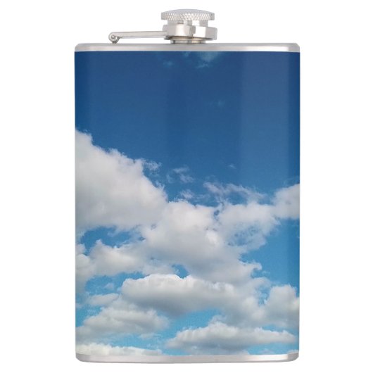 Wolkenschichten Flachmann (Vorderseite)