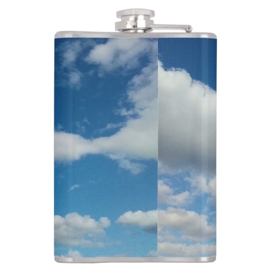 Wolkenschichten Flachmann (Rückseite)