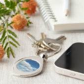 Wolkenschichten Schlüsselanhänger (Seite)