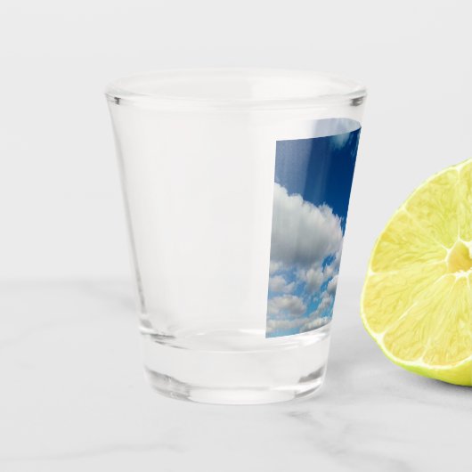 Wolkenschichten Schnapsglas (Links)