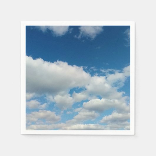 Wolkenschichten Serviette (Vorderseite)