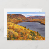 Wolkensee, Porcupine Mountains Park Postkarte (Vorne/Hinten)