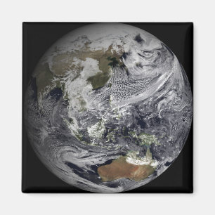 Wolkensimulation der gesamten Erde Magnet